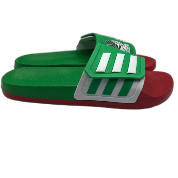 Adidas Slide Sandals Unisex Mens 12 Womens 13 Mexico NWT Adilette Slip On Shoes - Picture 6 of 14